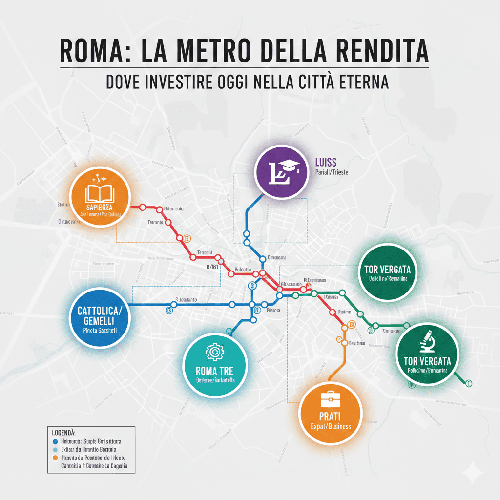 Roma: La nuova geometria del profitto immobiliare.